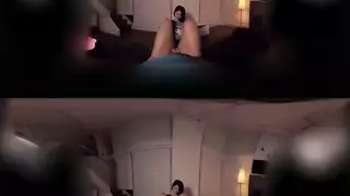 إباحية الواقع الافتراضي: قذف في الحلق والقذف في الفرج بزب كبير