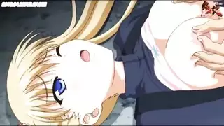 أنيمي صريح مع فتاة كبيرة الصدر ومؤخرة مستديرة مثالية