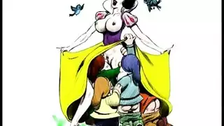 كرتون بورنو لسنو وايت – سبعة أقزام وقذف داخلي