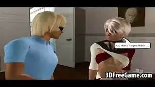 مثليات مسترجلات: جينا وأنجيلا تمارسان الجنس بقوة في فترة ما بعد الظهر