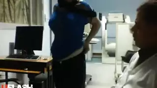 عميد كلية الاداب بجامعة البعث ينيك الطالبة تصوير مخفي