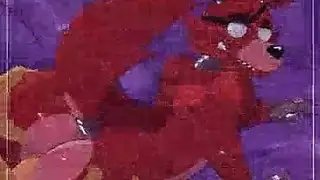 تمرين اللسان المبلل على وجه ناعم