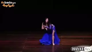 خيال الرقص الأزرق يؤدي إلى فعل جنسي عميق الحلق