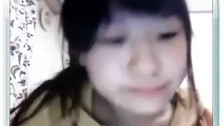 ذكر منفرد مع ديك كبيرة كومينغ على كاميرا ويب